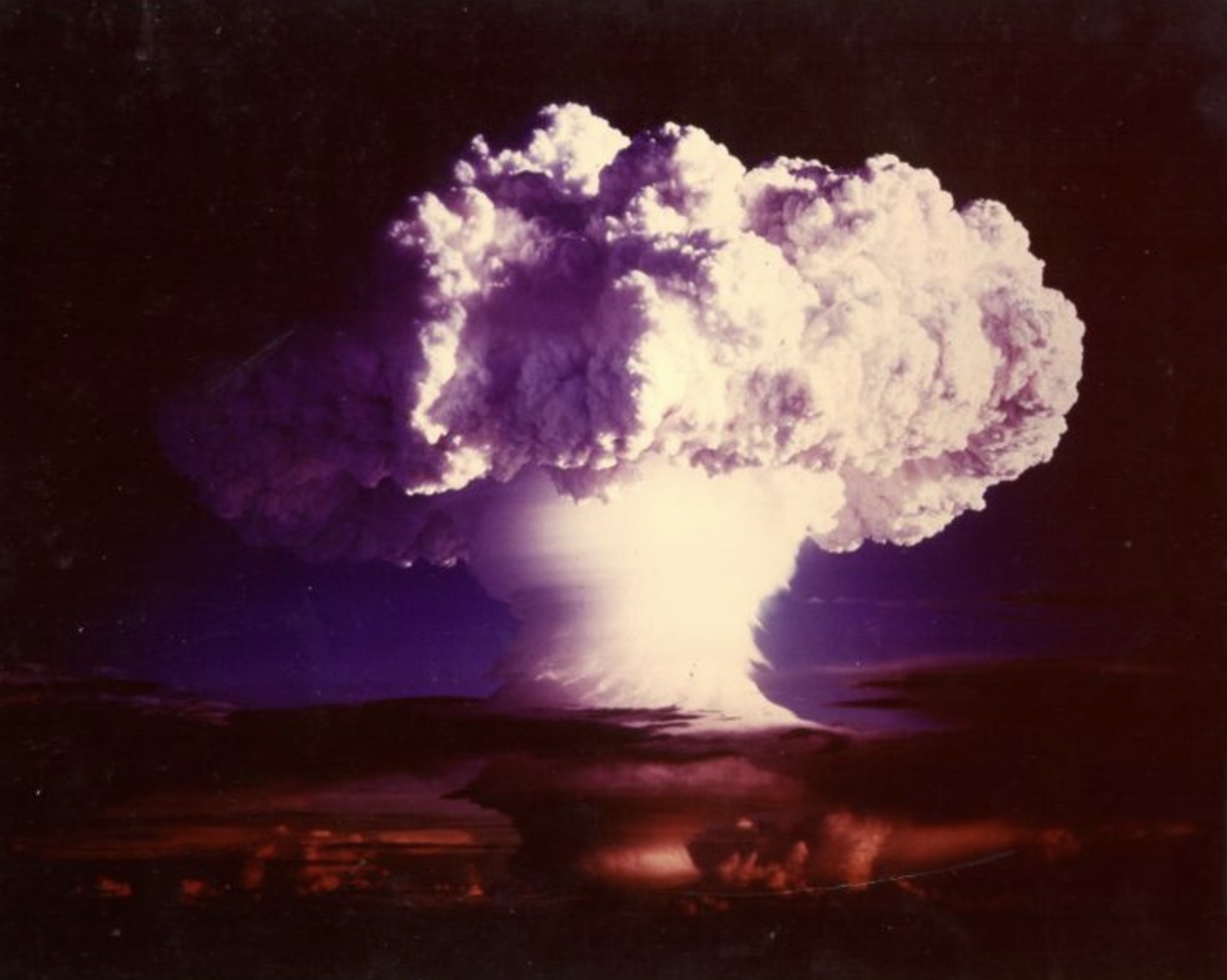 Atomic test in the Marshall Islands 